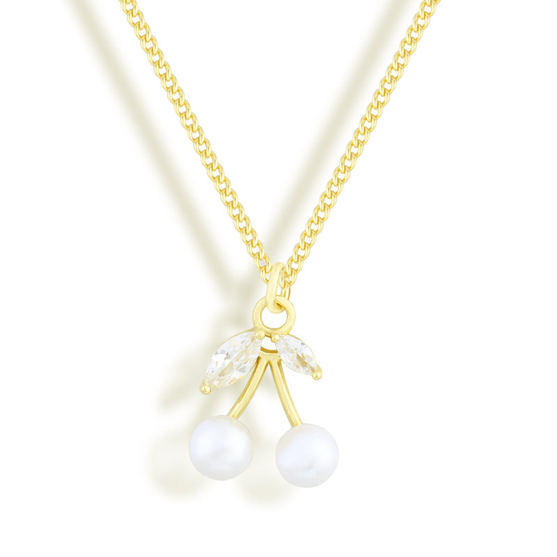 Cherry Kisses Necklace - EVRYJEWELS