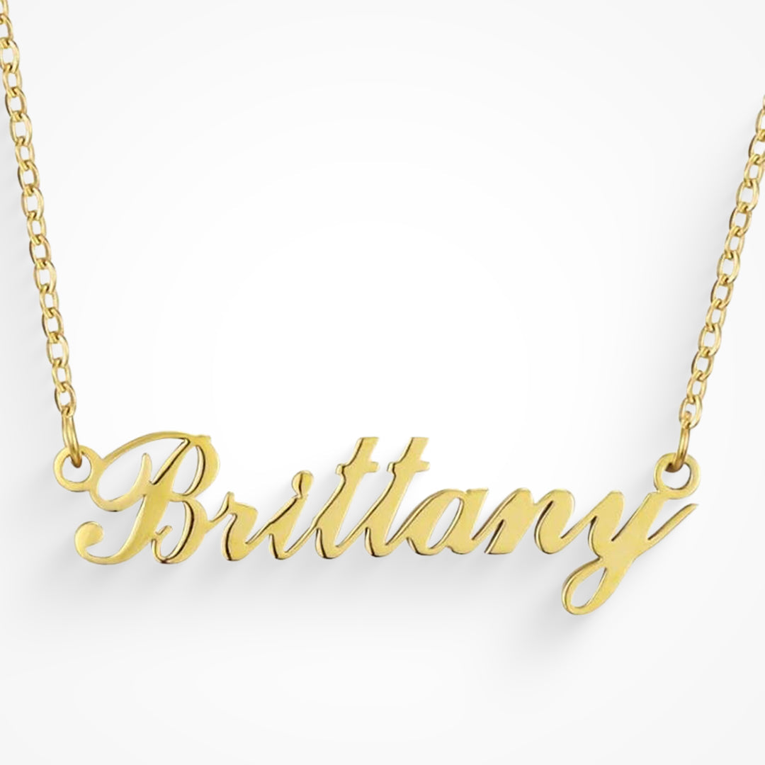 Custom/Personalized Nameplate Necklace - EVRYJEWELS